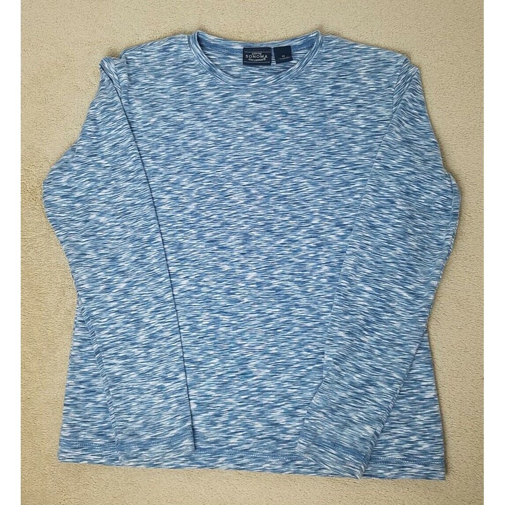 Genuine Sonoma Jean Company Girl's Medium Blue Long Sleeve Shirt Vintage 90s